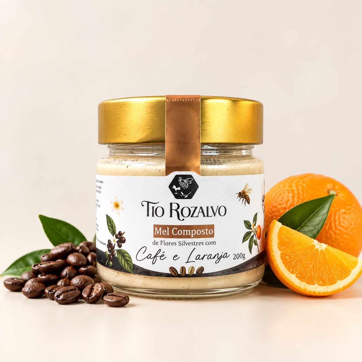 Mel Cremoso Café com Laranja - 200g